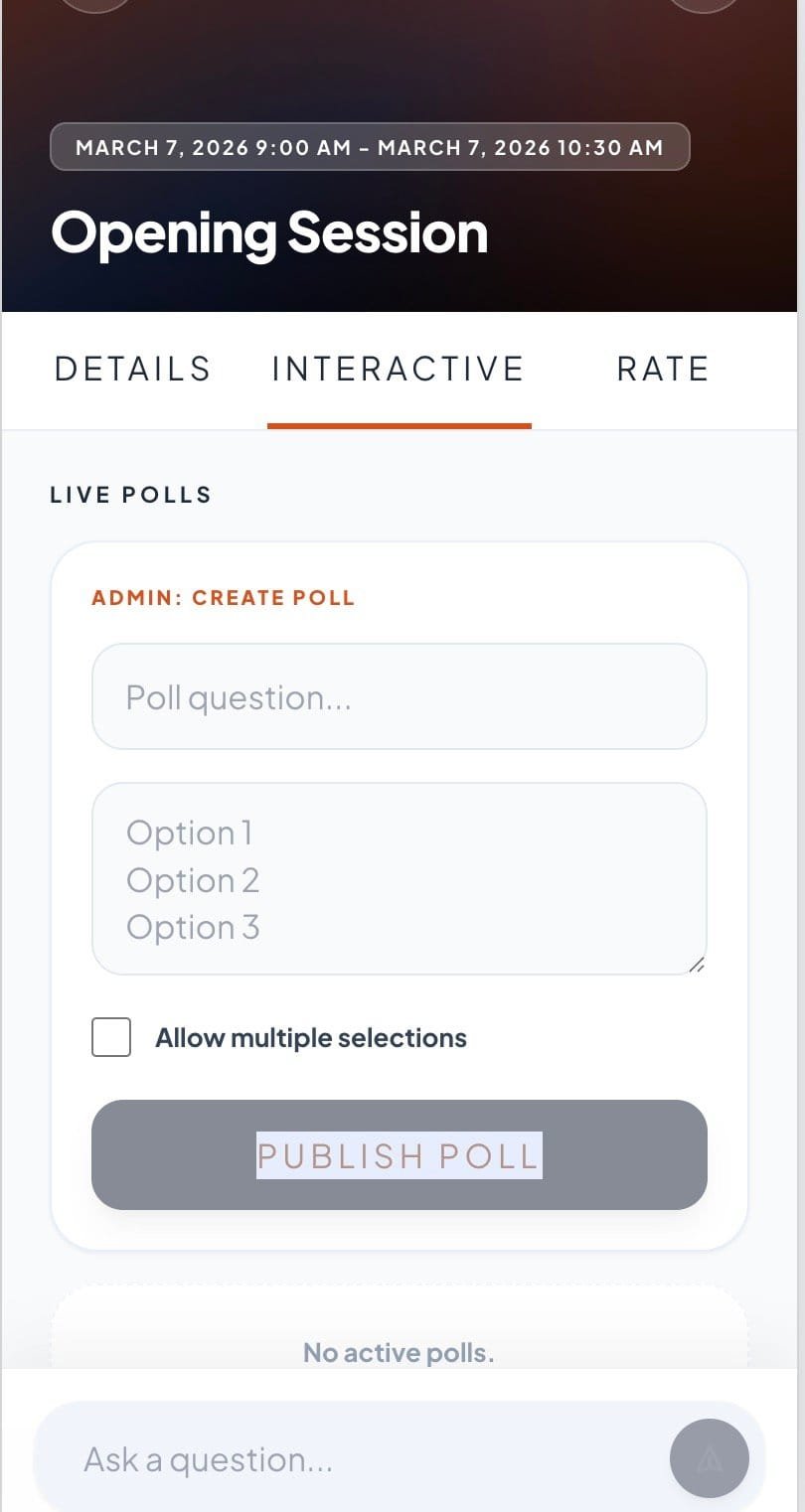 Live Poll Creation