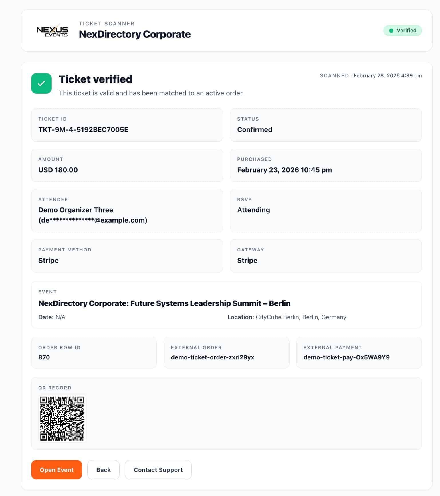 Ticket Checkout Process